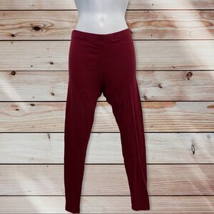 Maroon leggings 94% cotton